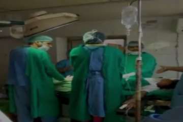 Doctors fight inside Jodhpur's Umaid Hospital's OT