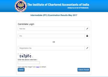 ICAI today declared Intermediate IPC Examination results on its website 