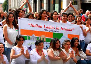Indian ladies in Ireland organise flash mob to celebrate Independence Day