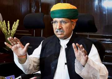 File pic of MoS for Finance and Corporate Affairs Arjun Ram Meghwal