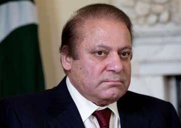 File pic of disqualified Pak Prime Minister Nawaz Sharif