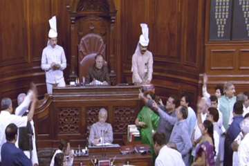 Uproar in Parliament as Congress cries foul over Bengaluru raids