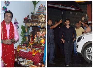 Salman Khan, Hrithik Roshan, Govinda welcome Ganapati 