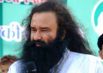 File pic of Dera chief Ram Rahim