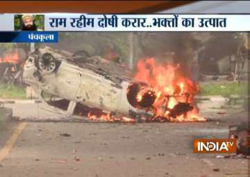 Violence in Punjab, Haryana after Ram Rahim Singh's conviction