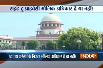 SC ruling on right to privacy