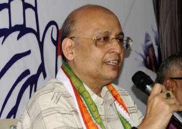 File pic of Congress spokesperson Abhishek Manu Singhvi