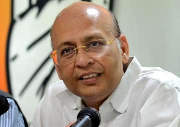 Congress spokesperson Abhishek Singhvi