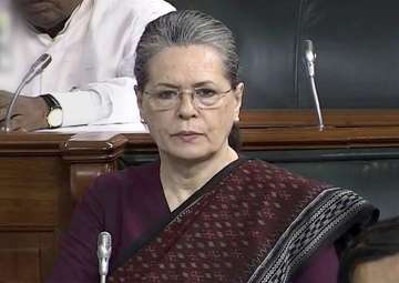 File pic - Sonia Gandhi in the Lok Sabha during the ongoing Monsoon Session