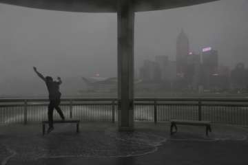 Typhoon Hato hits China