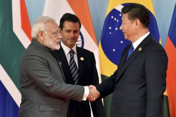 Modi-Jinping meet at BRICS Summit 2017