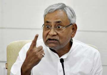 Bihar chief minister Nitish Kumar