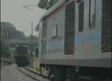 Three trains spotted running on same track in Allahabad