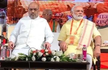 PM Modi at the second day of the BJP National Executive in the capital