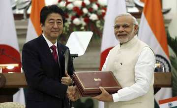 Prime Minister Narendra Modi and Shinzo Abe