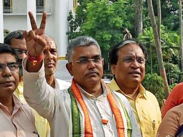 Dilip Ghosh said that whoever hit cops came to power in West Bengal