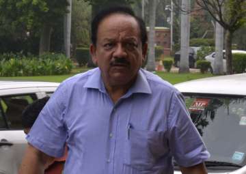 File pic of Union Minister Harsh Vardhan