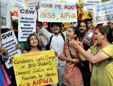 BHU violence: V-C denies baton-charge on female students