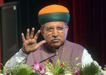 File pic of Minister of State for Finance Arjun Ram Meghwal