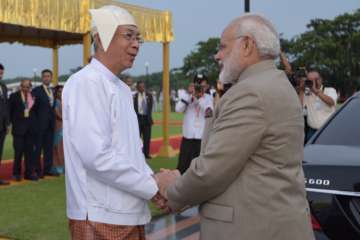 PM Modi meets Myanmar President