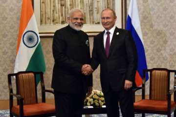 PM Modi, Putin meet on BRICS sidelines