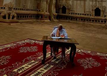 PM Narendra Modi visits historic Ananda Temple