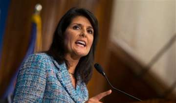 Washington's ambassador to the United Nations Nikki Haley