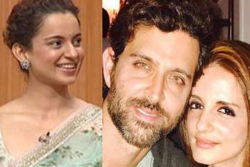 Hrithik Roshan, Kangana Ranaut, Sussanne Khan