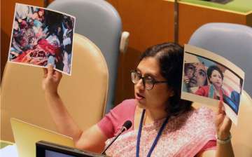 Paulomi Tripathi at UN General Assembly