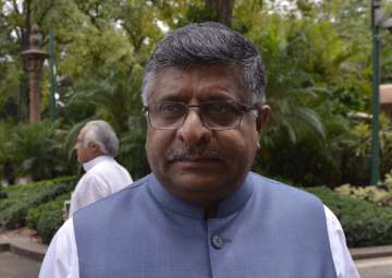File pic of Union Minister Ravi Shankar Prasad
