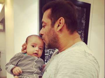 This video of Salman Khan enjoying breakfast with nephew Ahil in London