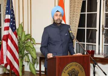 File pic of India's ambassador to the US Navtej Sarna