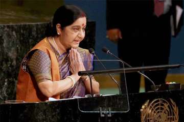 Sushma Swaraj at UN General Assembly