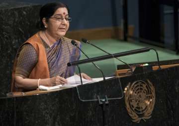 Sushma Swaraj at UNGA