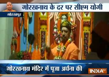 UP CM Yogi Adityanath celebrates Dussehra in Gorakhpur 