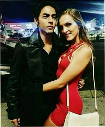  Aryan Khan poses with a mystery girl