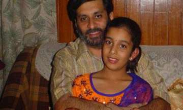 Aarushi Talwar with her father Rajesh. File photo