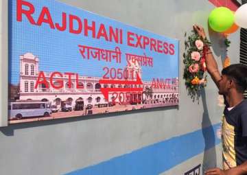 Weekly Agartala-Anand Vihar Rajdhani Express makes debut today