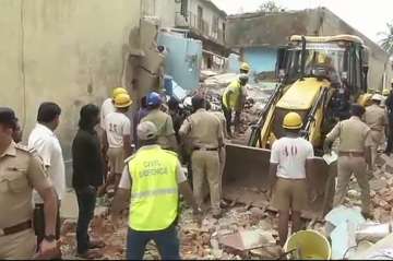 Bengaluru building collapses after LPG cylinder blast