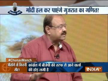 Jay Narayan Vyas at India TV Chunav Manch