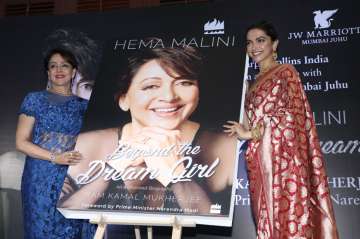  Deepika Padukone at Hema Malini’s book Beyond the Dream Girl launch