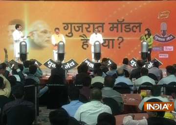 India TV Chunav Manch: BJP ministers blast Rahul Gandhi for questioning Gujarat model