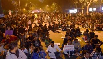 A protest at Jantar Mantar - File Photo