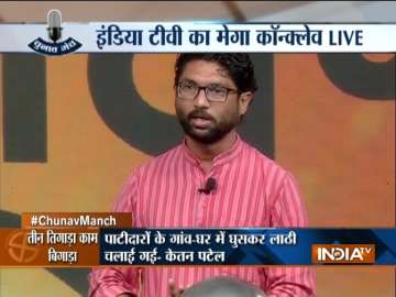 Dalit leader Jignesh Mevani at India TV Chunav Manch