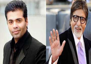 Karan Johar, Amitabh Bachchan 