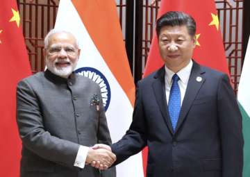 File pic of PM Modi and Chinese President Xi Jinping 