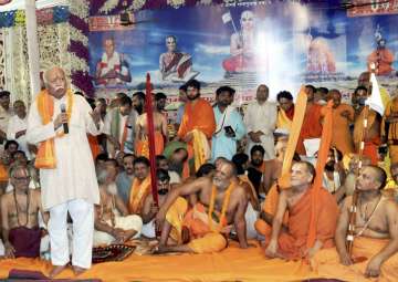 Mohan Bhagwat at Ramanuja Swami's 1000th Birth Anniversary celebrations