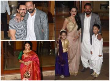 Bolywood celebs at Sanjay Dutt Diwali bash