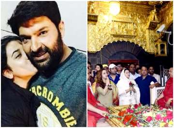 Kapil Sharma spotted offering prayers at Shirdi with gf Ginni Chatrath