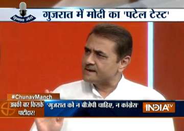 Praful Patel at India TV Chunav Manch